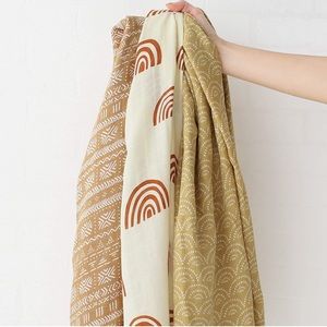 LifeTree 3-Pack Baby Swaddle Blankets